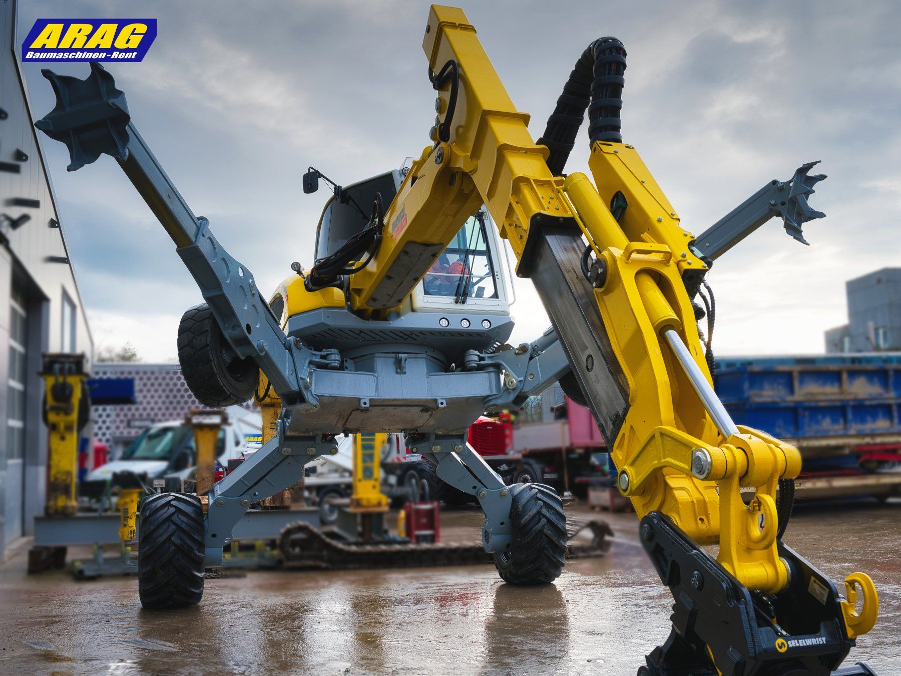 Menzi Muck Escavatori: Menzi Muck M520 Schreitbagger – Usato da Hasle LU venduto da Arag08 6