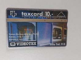 Alte PTT Taxcard 10 Franken