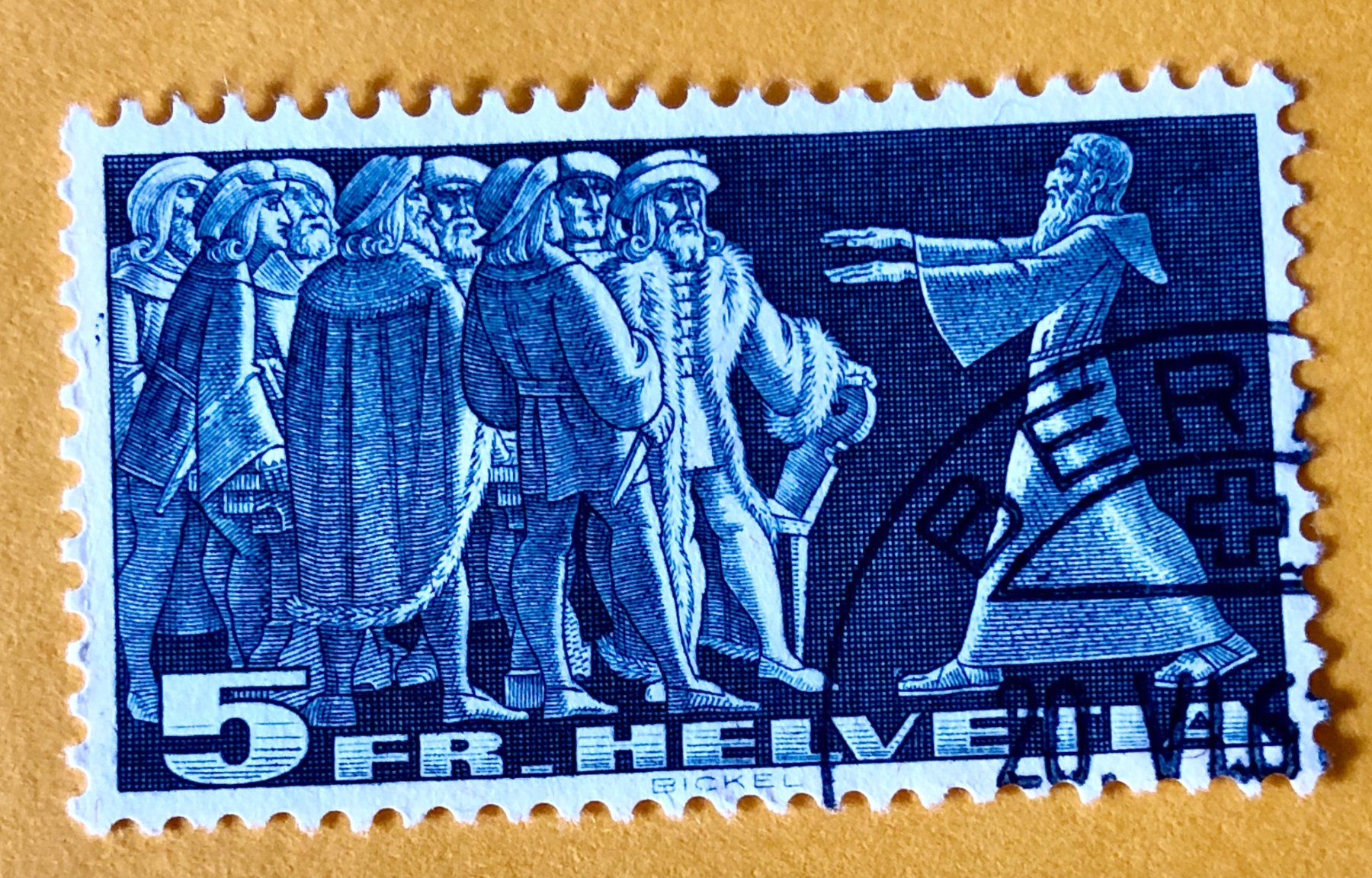 Tutti i francobolli: Nr.217 GESTEMPELT Tagsatzung zu Stans 1938   – Usato da Aarau venduto da Billa007