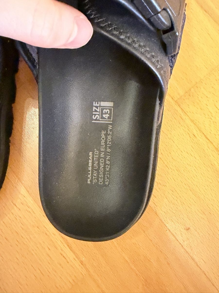 Pull&Bear Scarpe da uomo: Double straps black sandals – Nuovo (secondo la descrizione) da Ascona venduto da GioeleS 1
