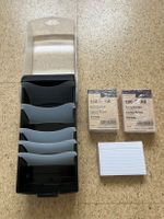 Han Karteikartenbox Croco schwarz plus neue Karteikarten