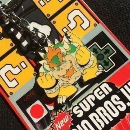 Portachiavi: NEW SUPER MARIO BROS BOWSER – Nuovo e nell'imballaggio originale da Langenthal venduto da lexgold