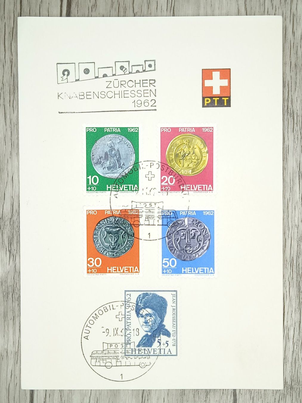 Tutti i francobolli: TR106 PTT 1962 – Usato da Cousset venduto da Patrick_Collections