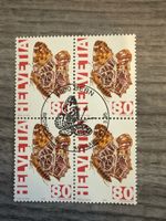 Schweiz Briefmarke Block 4er, Schmetterlinge, Top Zustand! (