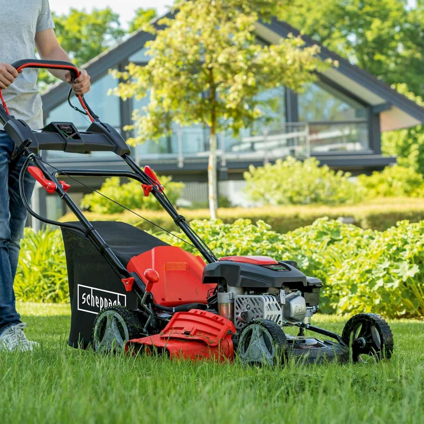 Scheppach Rasenmäher: Scheppach MS150-46E Benzin Rasenmäher – Neu und originalverpackt aus Bottighofen von zaap 5
