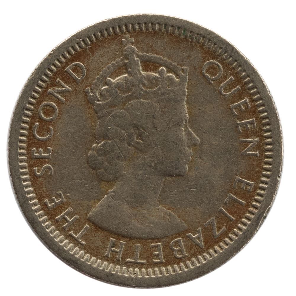 Alle Münzen: British Caribbean 10 Cent 1955 – Neu und originalverpackt aus Rotkreuz von num_6343 1