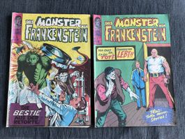 2 Marvel Comic Hefte Monster von Frankenstein Nr 15 & 17 top