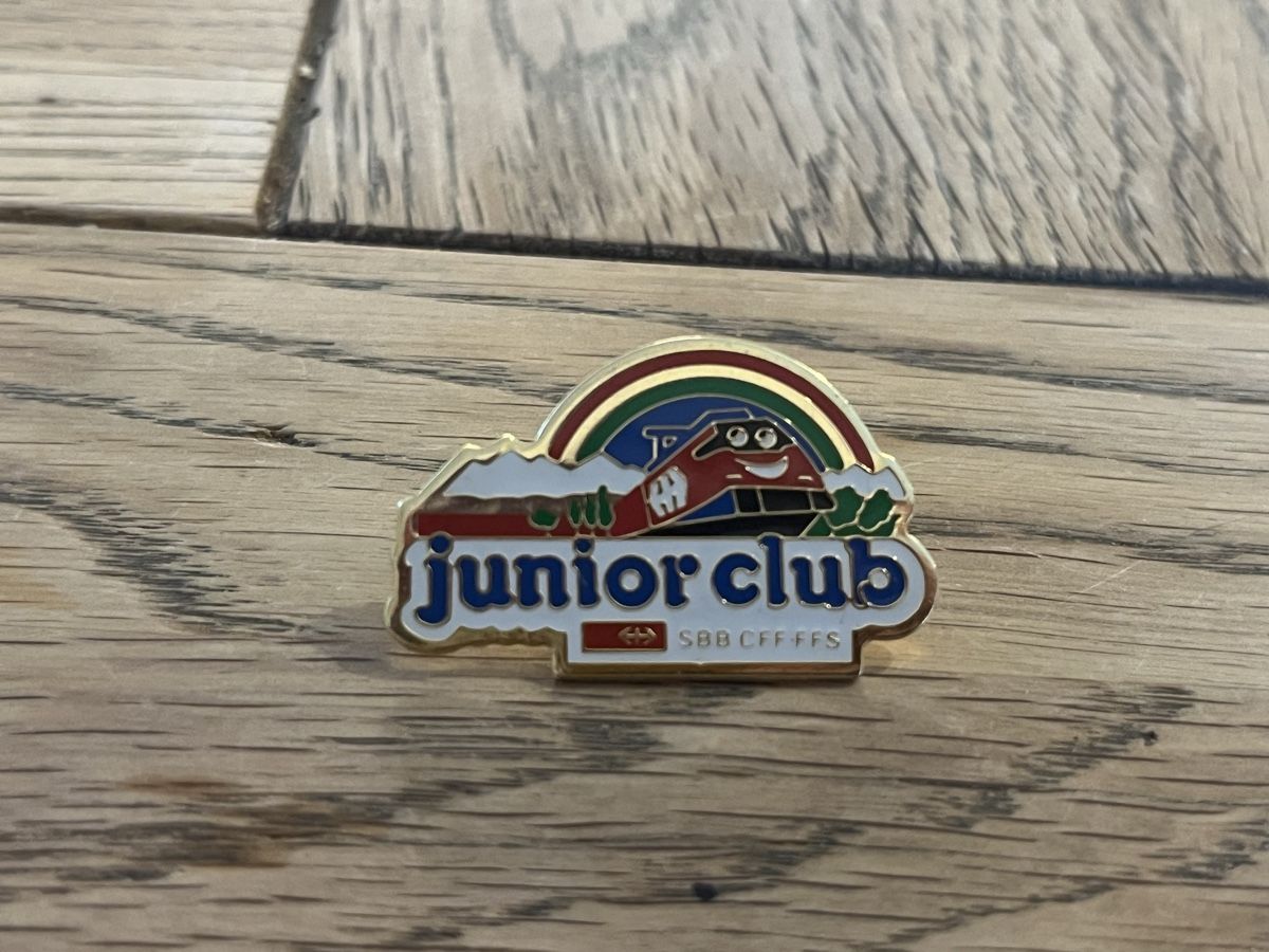 SBB/CFF/FFS Plaketten & Abzeichen: Junior Club SBB CFF FFS Pin – Gebraucht aus Ehrendingen von Duwe_KlG 2