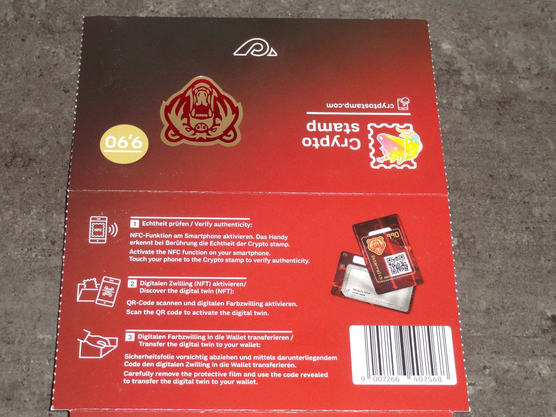 Crypto Stamp 5.0: BÄR IN KRISTALLFARBE, 5-stelliger Code (Neu (gemäss  Beschreibung)) in Dagmersellen für CHF 20 – mit Lieferung auf Ricardo kaufen