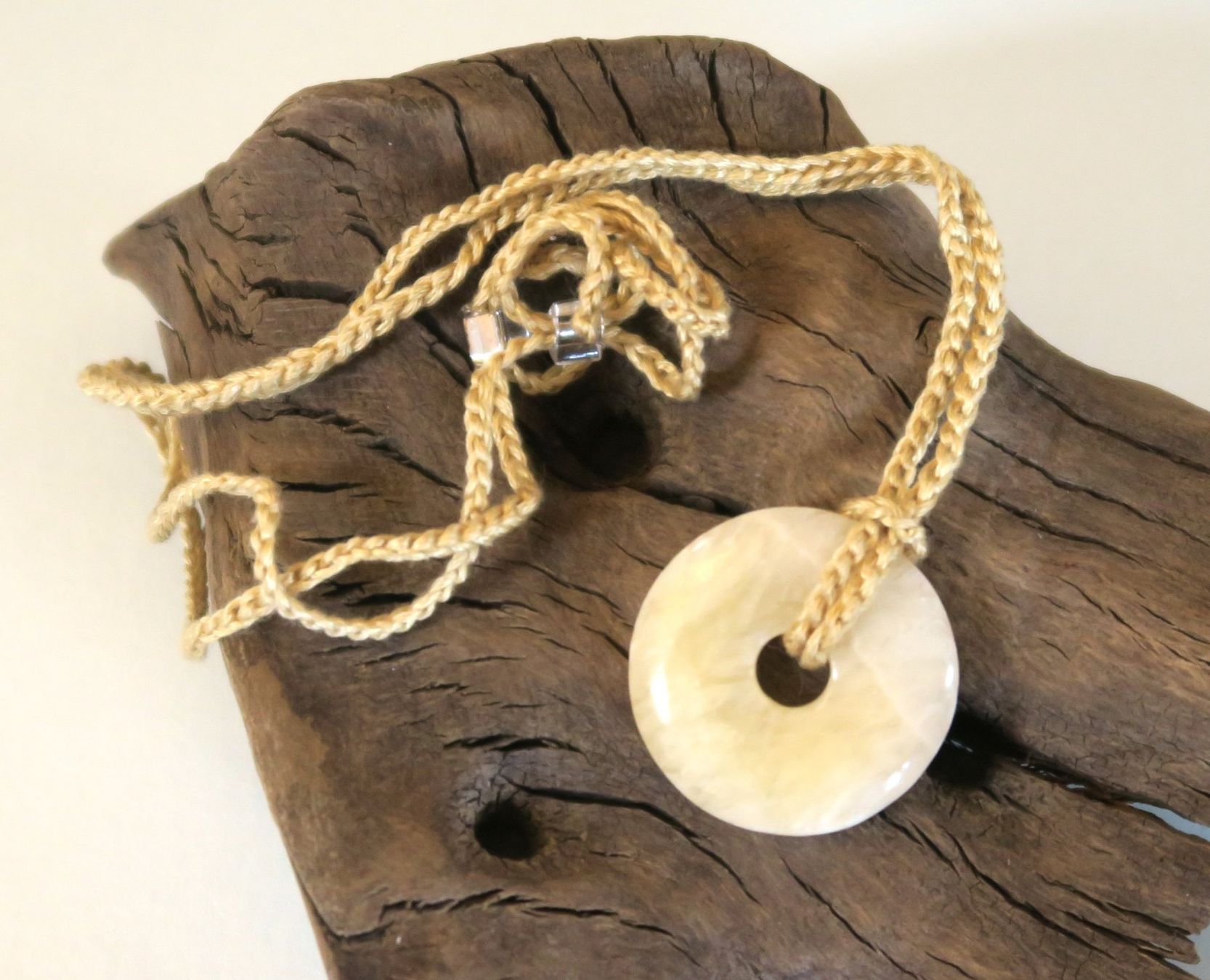 Catenine: Kette Calcit Donut – Nuovo (secondo la descrizione) da Brittnau venduto da marlenestone 1