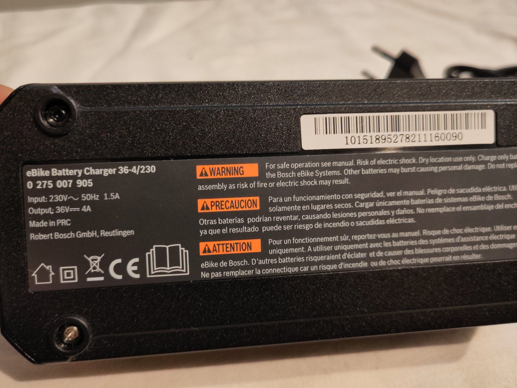 Bosch Ladegeräte: ebike battery charger Bosch 36V 4A – Gebraucht aus Develier von Loricaire0 2
