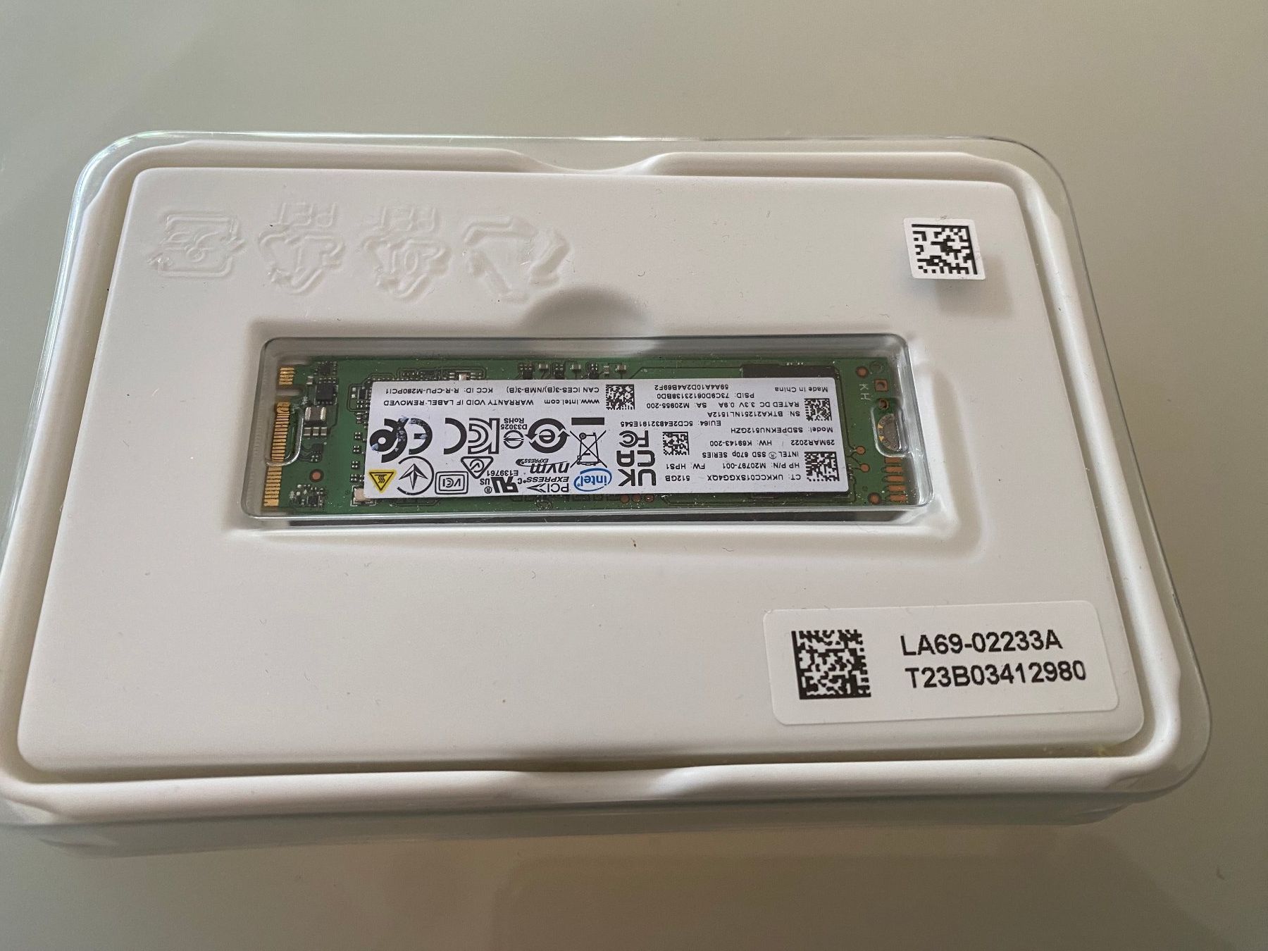 Intel Harddisks: Intel SSD mit 512 GB (M.2 2280) – Gebraucht aus Bern von eric_lewis 2
