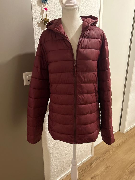 Leichte Kapuzensteppjacke bordeaux von Chicorée Gr. XL (Gebraucht) in ...