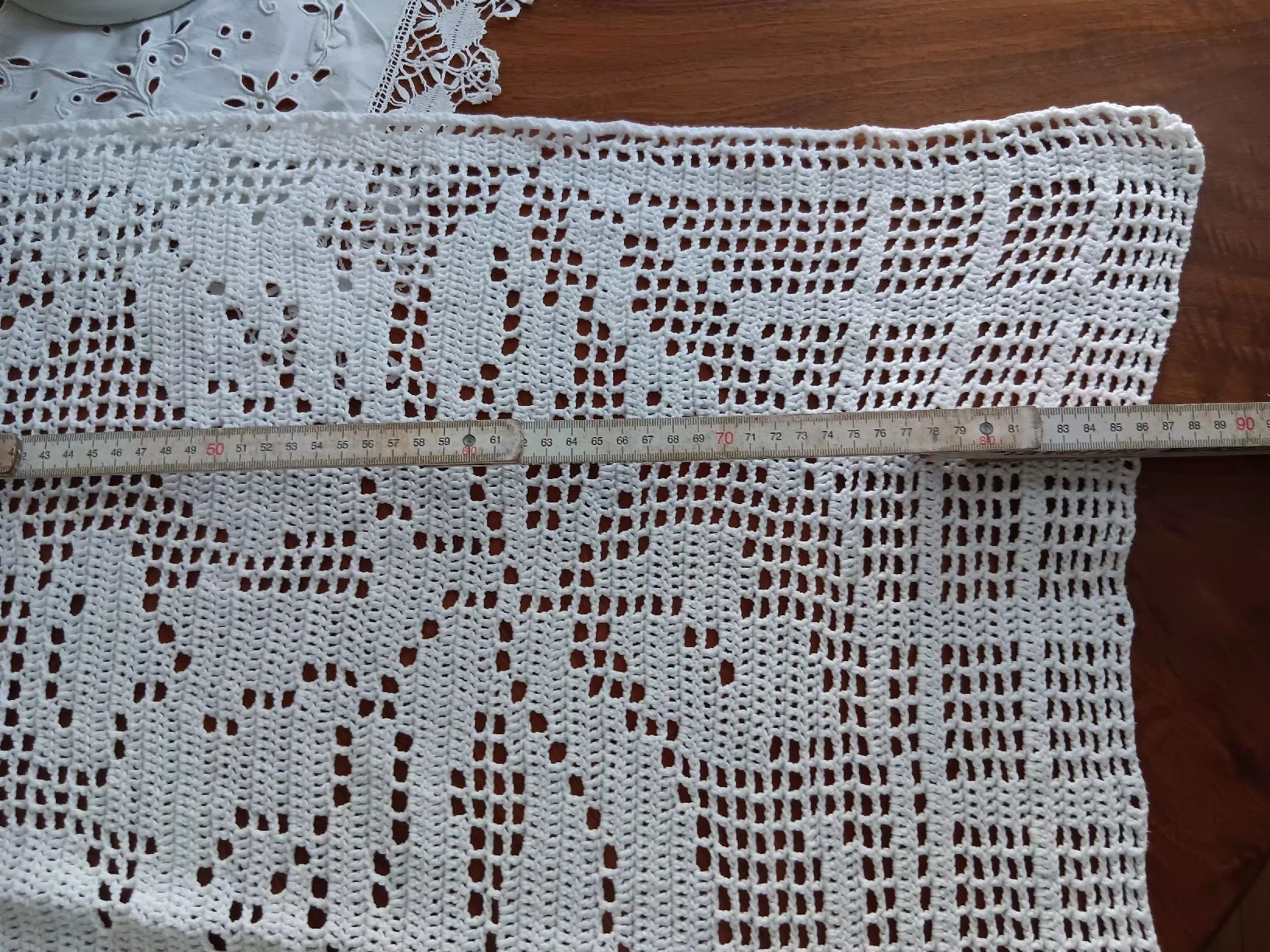 Biancheria da letto: gehäckelte gardine  – Usato da Ambrì venduto da Maerz87 5