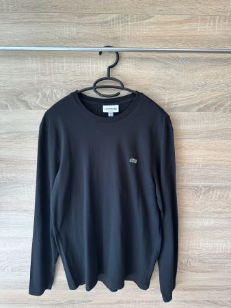2x Lacoste Longsleeve Schwarz FR4 / US M – Original