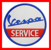 Vespa Service Aufnäher Badge Patch GTS Sprint Primavera GTV