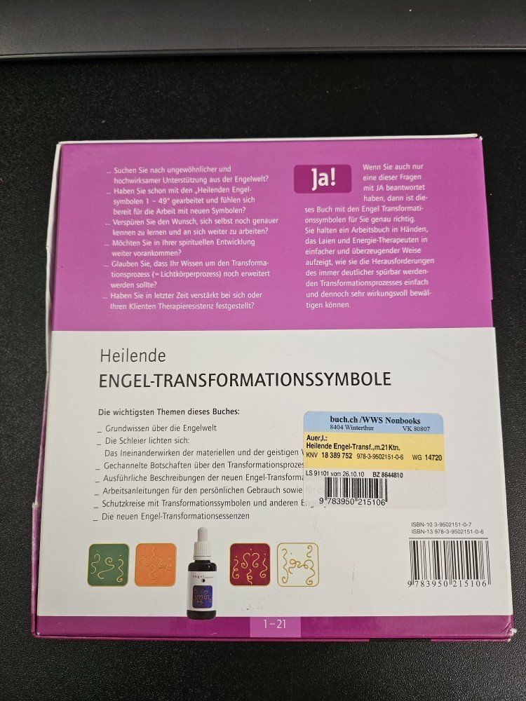 Livres: Engel Transformations Symbole von Ingrid Auer – D'occasion à Volketswil par Walest 1