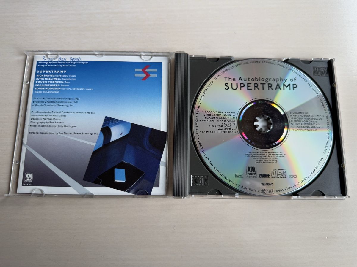 CD: Supertramp - The Autobiography - CD 1986 – Usato da Oberried Brienz venduto da Chyara 2
