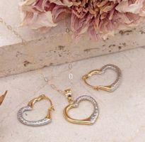 Ohrringe aus echt Gold set