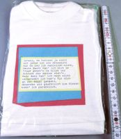 💌 Mini-T-Shirt "DETTO FATTO" mit Mini-Kleiderbügel 🎁💫