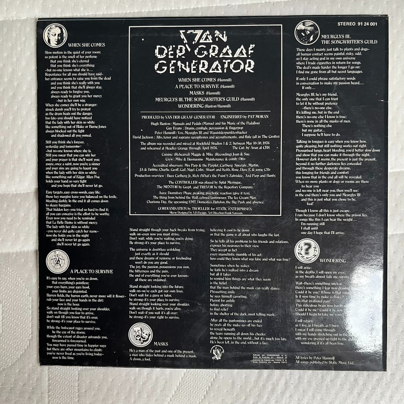 Dischi in vinile: Van Der Graaf Generator ‎– World Record vinyl LP – Usato da Effretikon venduto da ChrisLamberger 1