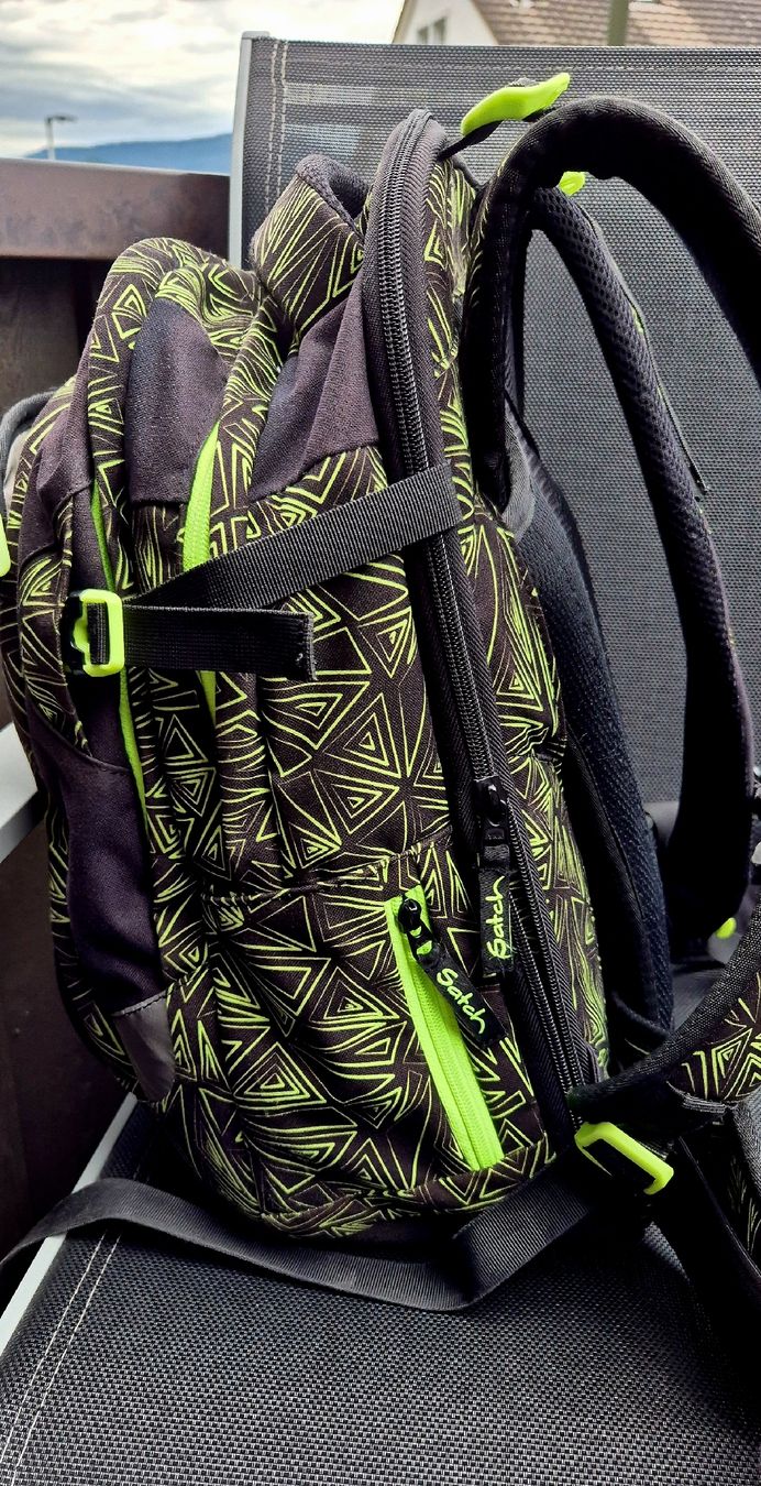Satch Borse & Zaini: Satch Schulrucksack grün – Usato da St. Pantaleon venduto da whity75 3