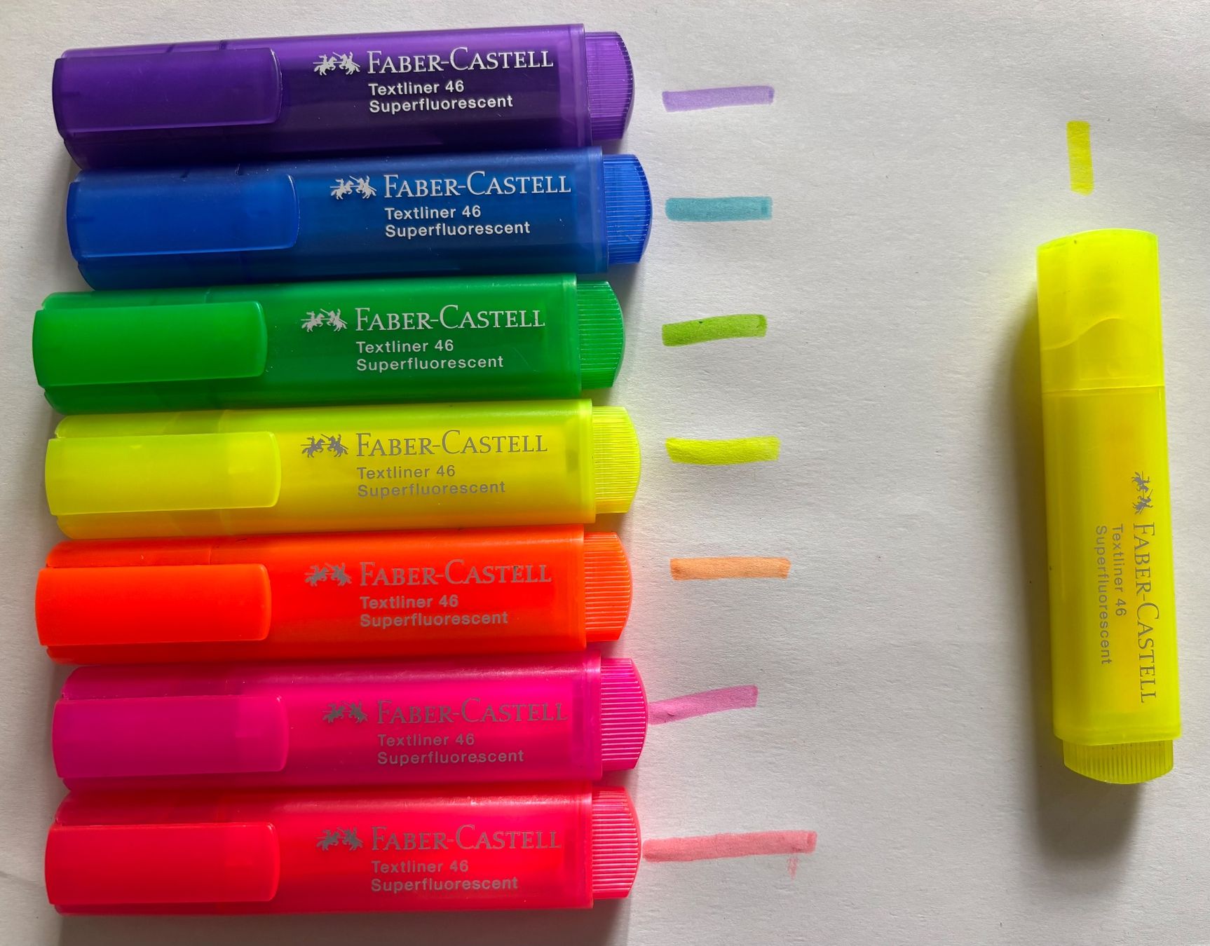 Faber-Castell Stifte & Marker: Faber-Castell Textliner 46 Superfluorescent 7+1 Set – Gebraucht aus Pfäffikon ZH von Emporos_42