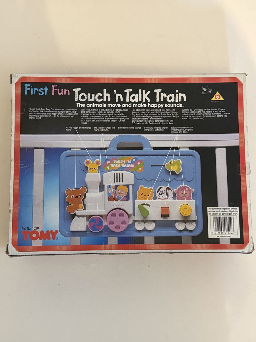 Tomy Giocattoli: Tomy Touch 'N Talk Train - Vintage 80/90 – Usato da Genève venduto da sho_67qj 1