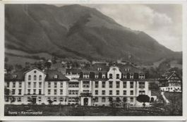 Stans NW Das alte Kantonsspital + Stanserhorn 1959 sehr gut