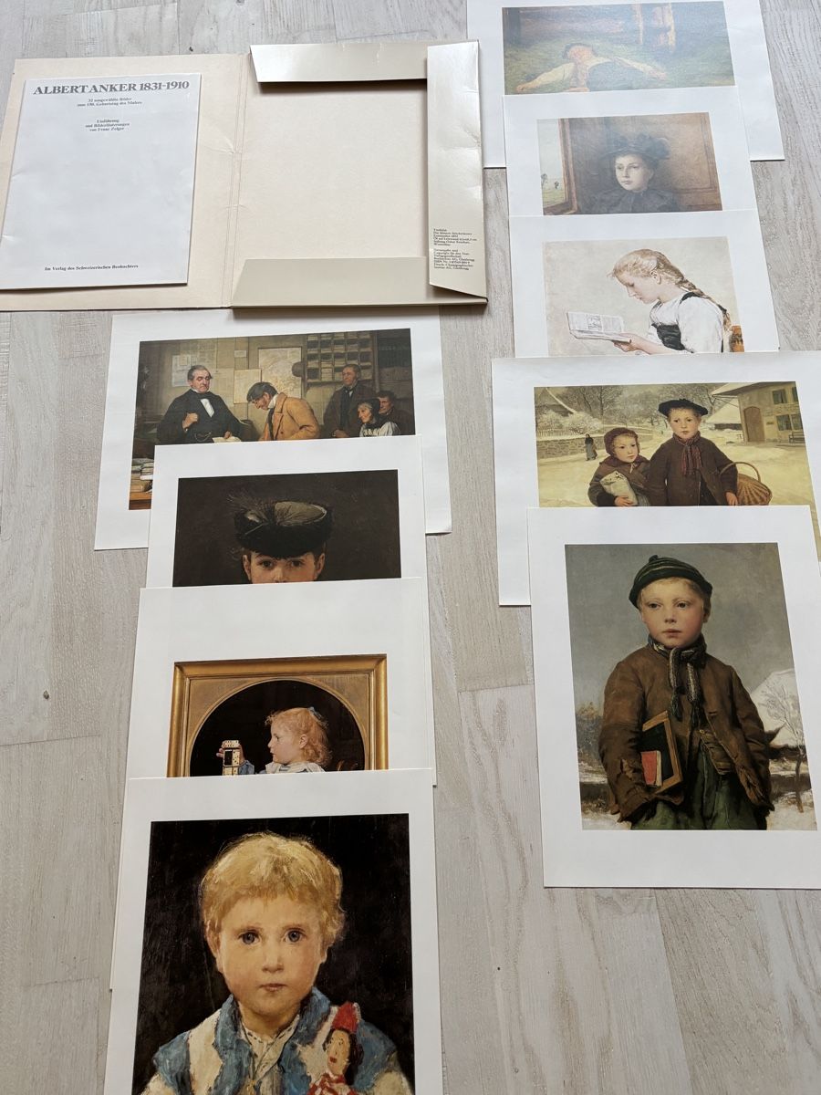 Foto & Immagini: Albert Anker Kunstdrucke Sammlung komplett, 1831-1910 – Usato da Bönigen venduto da muehli302 5