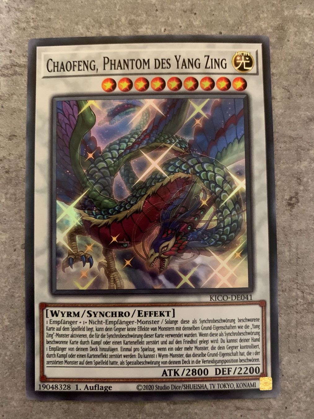 Yugioh Carte collezionabili: Chaofeng, Phantom des Yang Zing, KICO-DE041, Super Rare – Nuovo (secondo la descrizione) da Gränichen venduto da Pauli94