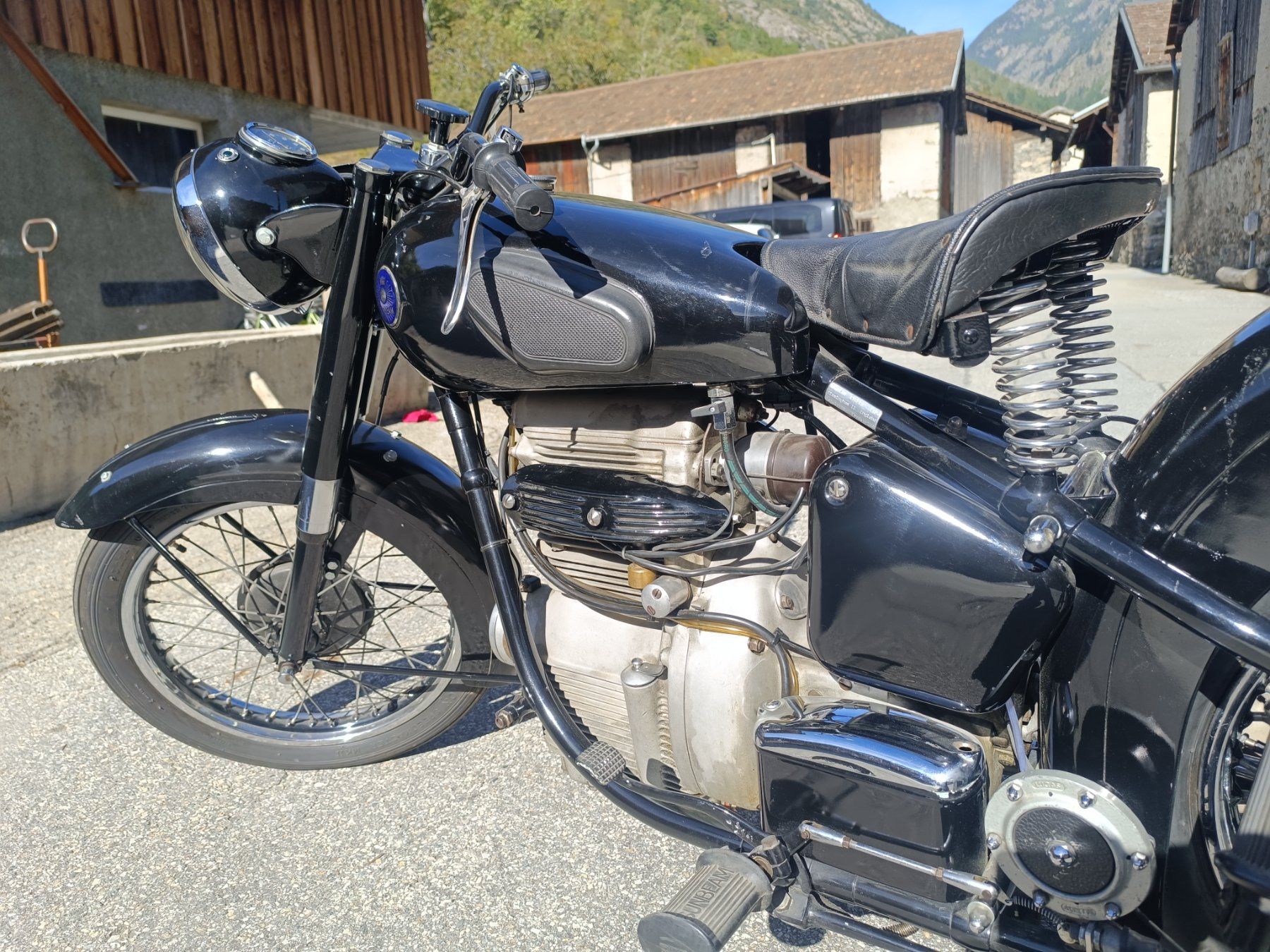 Strada: Kultmotorrad Sunbeam S8, 1949, Oldtimer, Veteran – Usato da Gampel venduto da HiGlis-Puch-Garage 4
