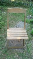 Antiker Holz-Klappstuhl
