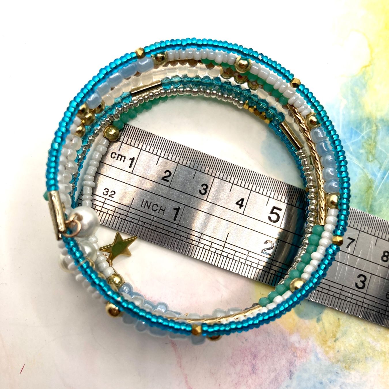 Bracciali & Braccialetti: Perlenarmband mit 9 Strängen – Nuovo (secondo la descrizione) da Solothurn venduto da Kiki_Di 5