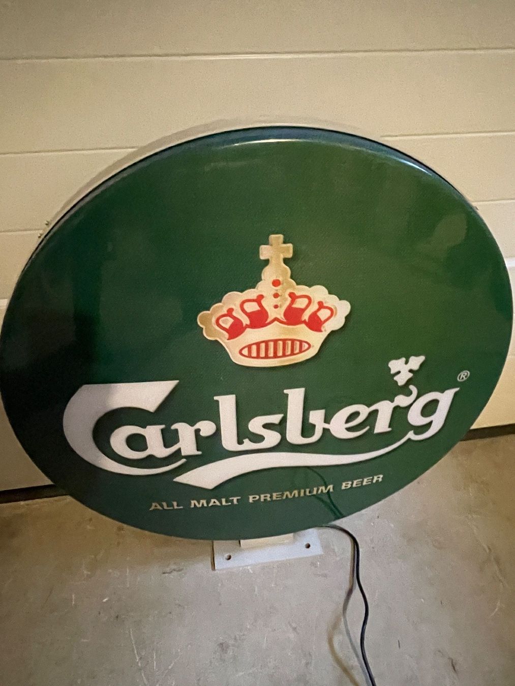 Lampade: Carlsberg Bier Leuchtreklame – Usato da Ettingen venduto da Donald4107