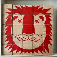 Naef - Holz-Würfel, Puzzle, Tiere