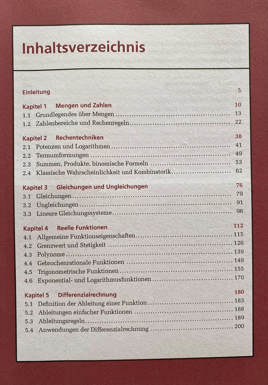 Libri: Brückenkurs Mathematik. Michael Ruhrländer – Usato da Nussbaumen AG venduto da schuba2000 4
