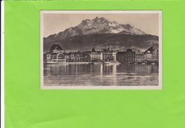 Luzern, Bahnhof und Pilatus