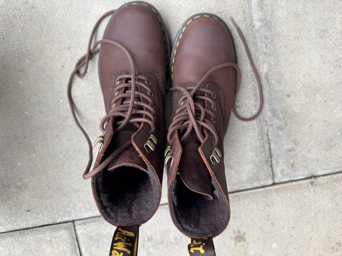 Dr. Martens Damenschuhe: Dr.Martens Boots Leder Braun – Neu (gemäss Beschreibung) aus Fällanden von Caramel7 6