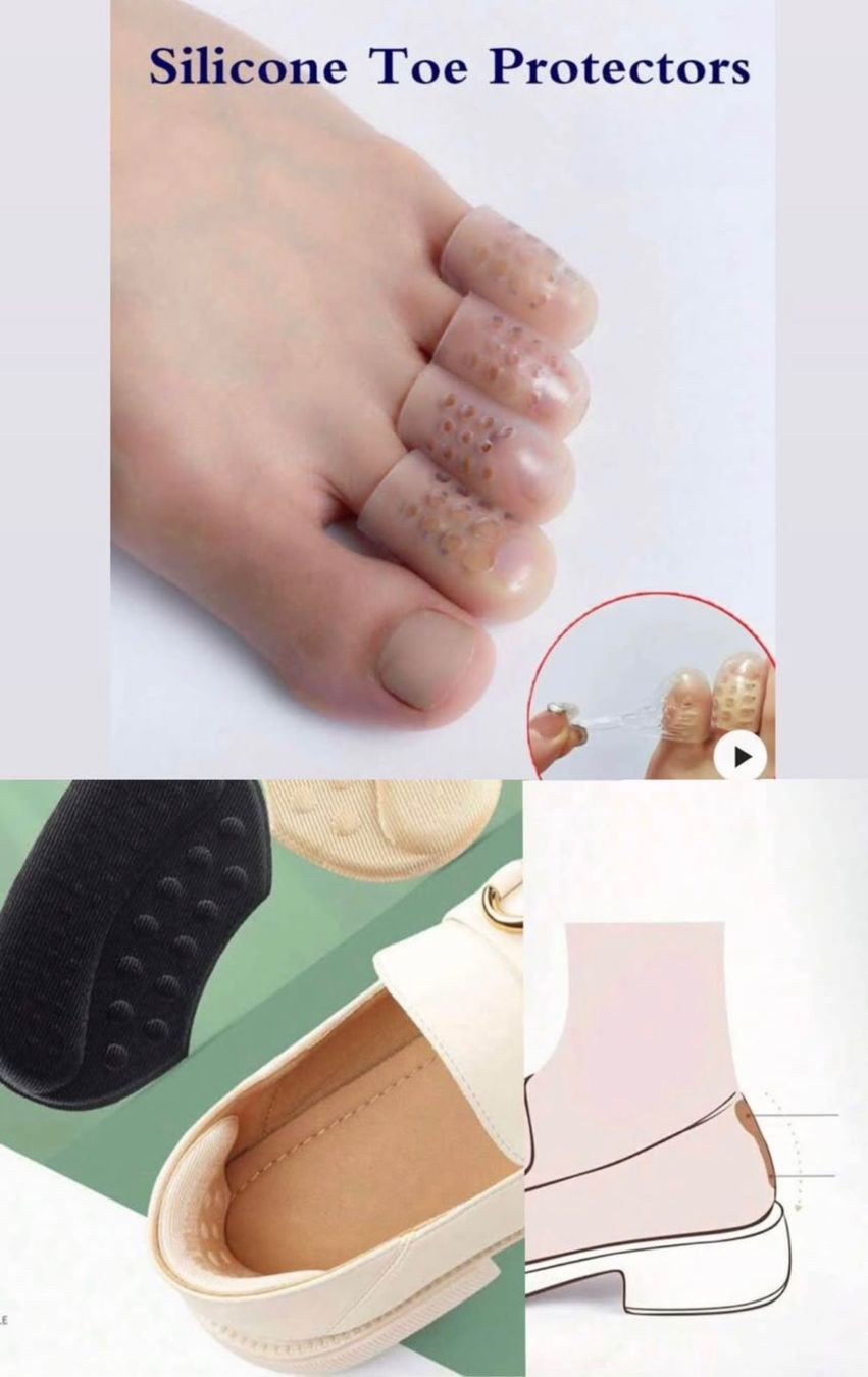 Unghie finte: Protezioni Silicone per Dita Piedi e Talloni – Nuovo (secondo la descrizione) da Payerne venduto da Petite-vendeuse