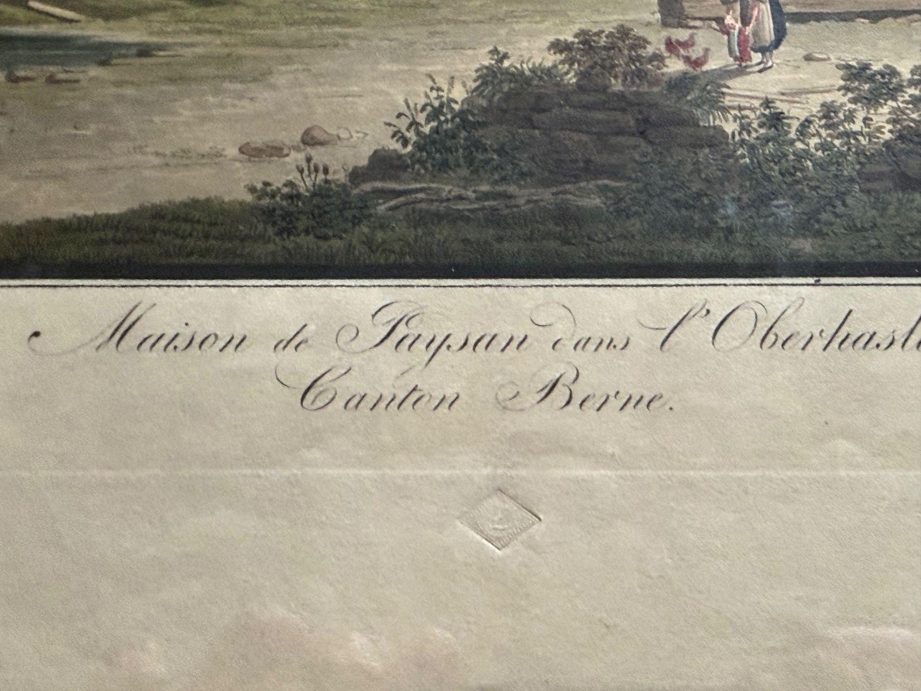 Gravures: Aquatinte chalet Bernois 1820 – D'occasion à Choulex par collectart 7