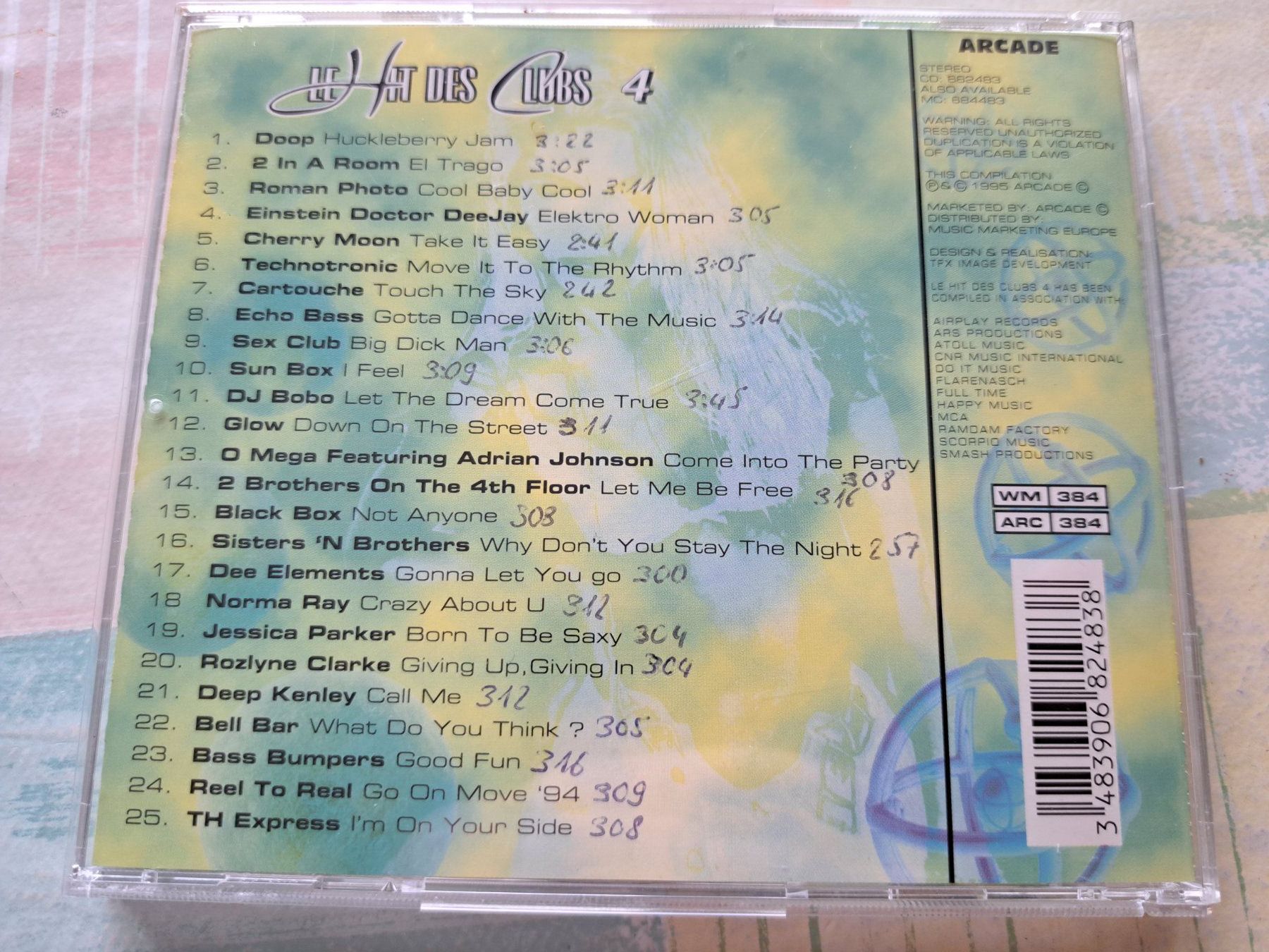 CD: Cd Le hit des clubs 4 – Usato da Pully venduto da bro_n52j 1