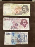 Lire Italien 3 Banknoten