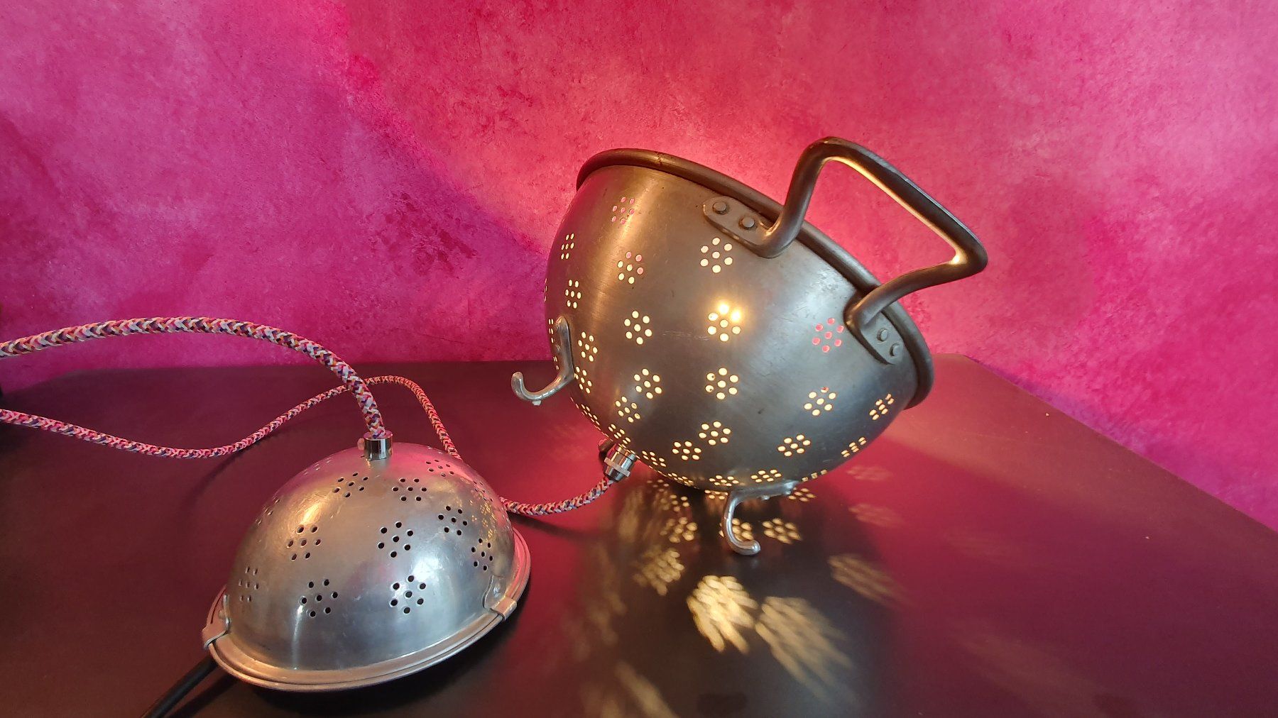 Lampen: Upcycling Löcherbecken Hängelampe – Gebraucht aus Biberist von stang4eva 7