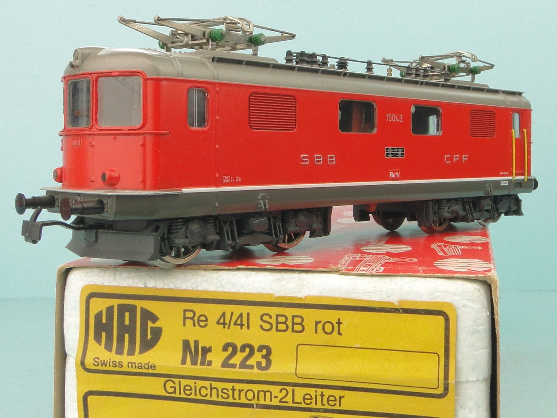Hag Modellini di ferrovie: HAG 223 SBB Re 4/4 DC – Usato da Bülach venduto da cann11