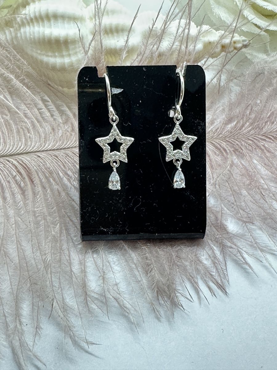 Orecchini pendenti & Orecchini a lobo: Ohrringe Stern – Nuovo e nell'imballaggio originale da Niederglatt ZH venduto da Silberschmuck-design