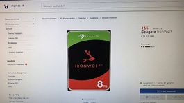 Seagate Ironwolf 8TB ST8000VN004 NAS-Festplatte 