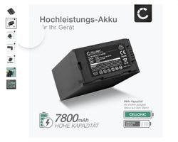 Panasonic akku 2 stück 7800mAh, 7.4V