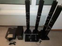 Samsung Soundsystem BluRay Player und Beamer Heimkino