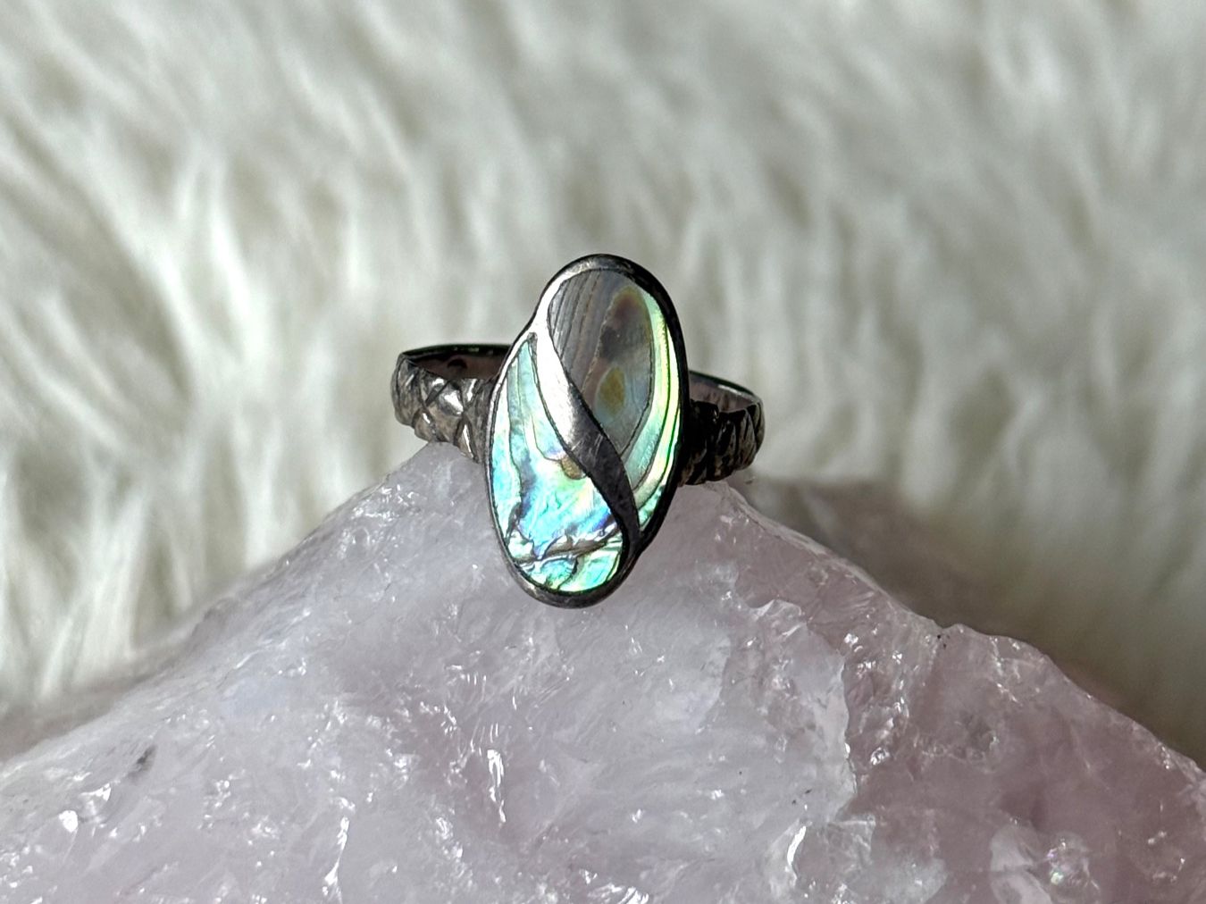 Anelli: Ring Silber 925 mit Abalone – Usato da Istighofen venduto da Ringparadies